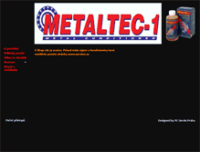Tablet Screenshot of metaltec.pcservis-praha.cz